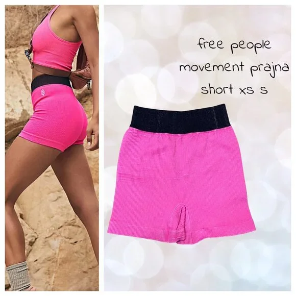 Free People Prajna Shorts Pink XS - Picture 2 of 16